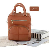 کیف زنانه چرم مصنوعی اسپرت و روزمره ابعاد 30 در 25 سانتیمتر