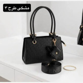 کیف پاسپورتی چرم مصنوعی زنانه روزمره مجلسی زیپدار بند بلند