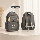 کوله پشتی مدرسه ای و دانشگاهی برزنت ابعاد 42 در 33 سانتیمتر
