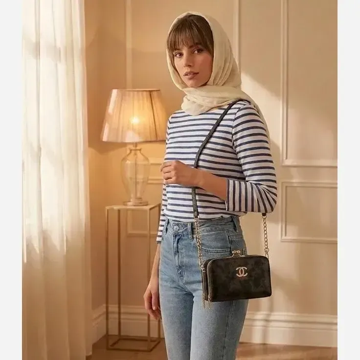 کیف پاسپورتی چرم مصنوعی زنانه رسمی و مجلسی