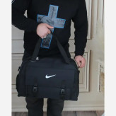 ساک ورزشی و روزمره پارچه ای سه بند با ابعاد 55 در 34 سانتیمتر