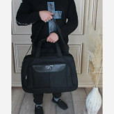 ساک ورزشی و اسپرت پارچهای با بند بلند و آستر ساتن ابعاد 20x40x58 سانتیمتر