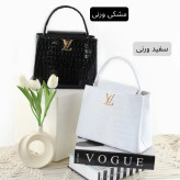 کیف زنانه چرم مصنوعی رسمی و مهمانی با بند بلند