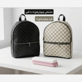 کوله پشتی چرم مصنوعی اسپرت و روزمره ابعاد 30 در 25 سانتیمتر