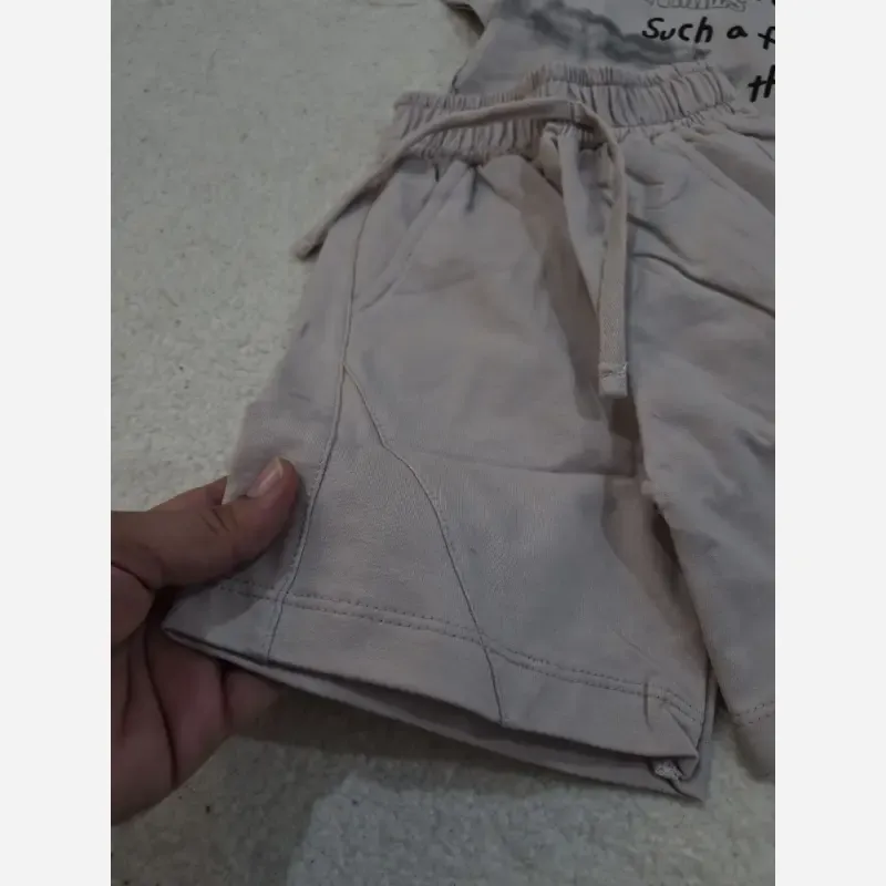 ست تیشرت و شلوارک اسپرت بچگانه سایز 35 تا 50